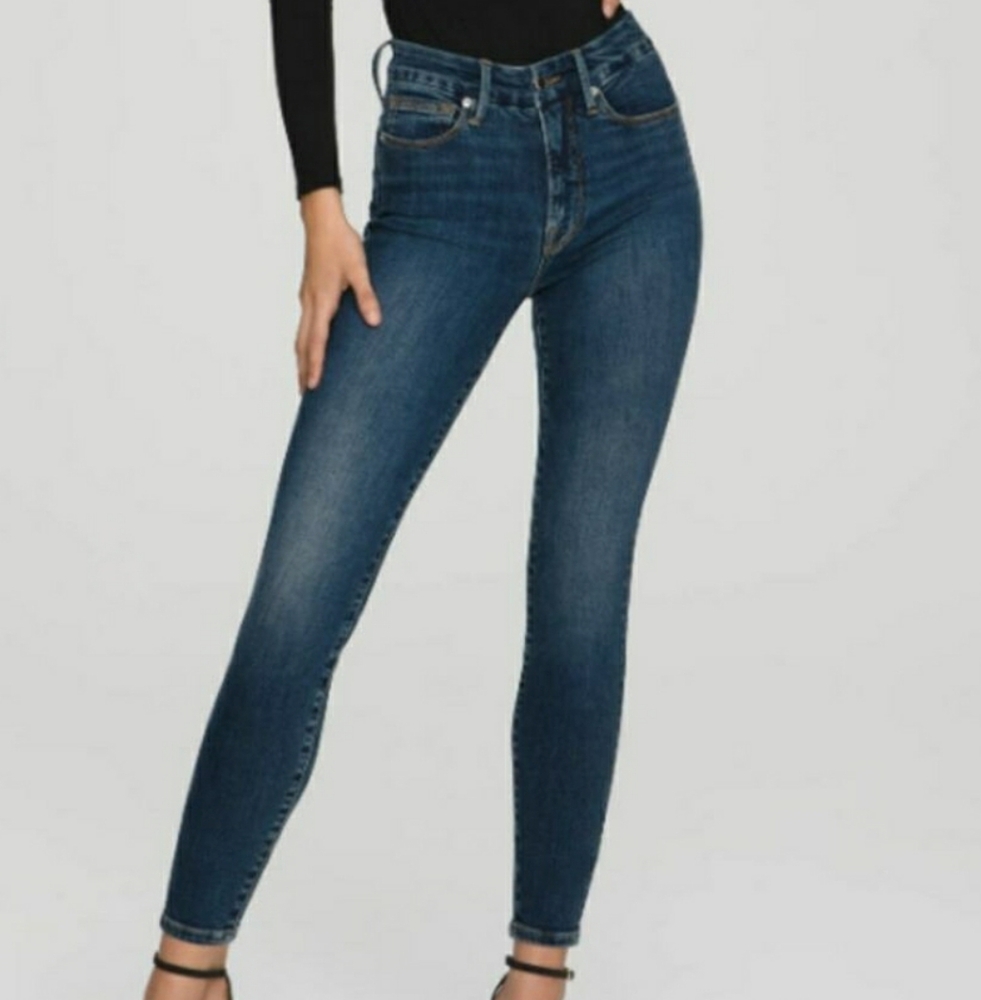 Good American dark jeans